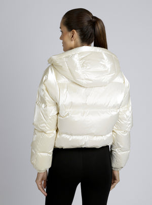 Mont Ventoux Puffer Jacket with Down Fill - FINAL SALE - Blanc Noir Online Store