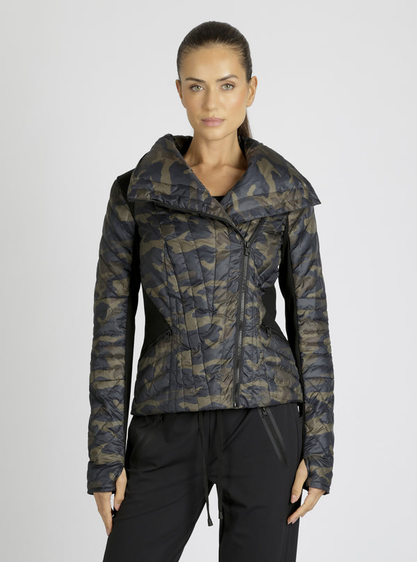 Motion Panel Puffer - Down Filled - Camo - FINAL SALE - Blanc Noir Online Store