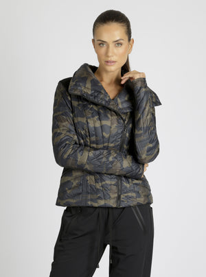 Motion Panel Puffer - Down Filled - Camo - FINAL SALE - Blanc Noir Online Store