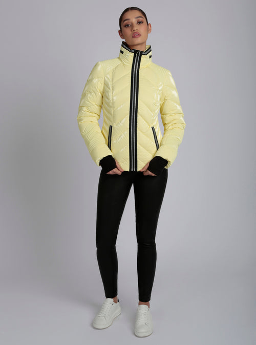 Super Hero Puffer With Reflective Trim - Blanc Noir Online Store