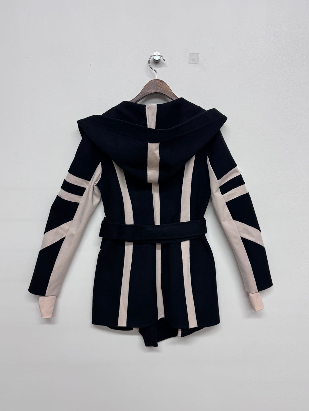 Vault 26_1 Handmade Wool Traveler Jacket Black/Cream - Blanc Noir Online Store