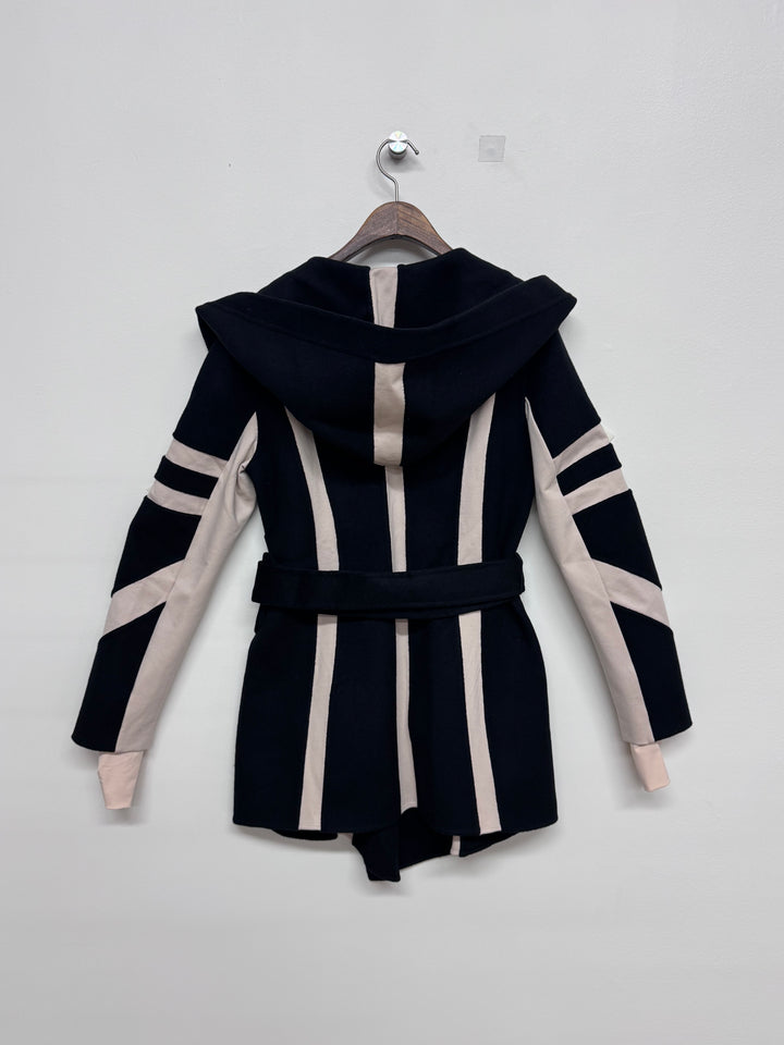 Vault 26_1 Handmade Wool Traveler Jacket Black/Cream - Blanc Noir Online Store