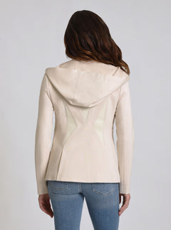 GAYATRI HOODED BLAZER - Blanc Noir Online Store