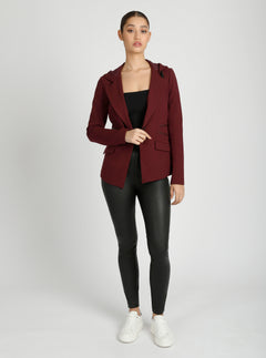 Gayatri Hooded Blazer - Blanc Noir Online Store