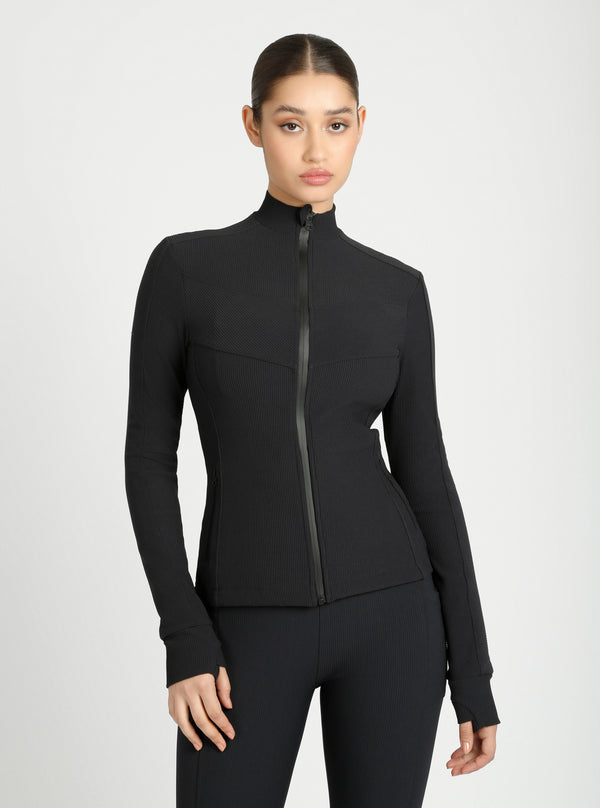Directional Fitted Jacket - Blanc Noir Online Store