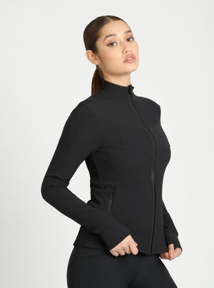Directional Fitted Jacket - Blanc Noir Online Store