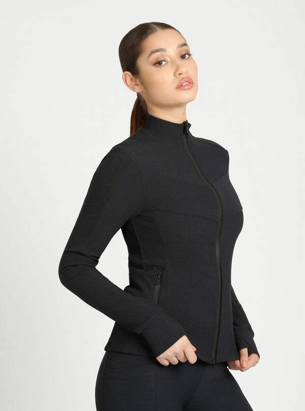 Directional Fitted Jacket - Blanc Noir Online Store