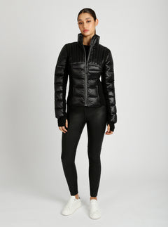 REFLECTIVE INSET FEATHER WEIGHT JACKET - Blanc Noir Online Store