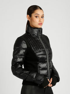 REFLECTIVE INSET FEATHER WEIGHT JACKET - Blanc Noir Online Store