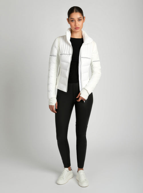 REFLECTIVE INSET FEATHER WEIGHT JACKET - Blanc Noir Online Store