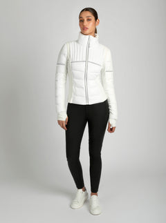 REFLECTIVE INSET FEATHER WEIGHT JACKET - Blanc Noir Online Store