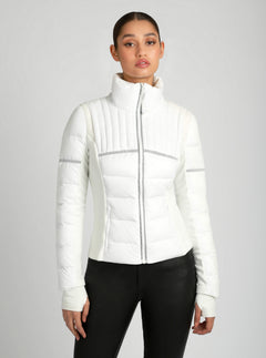 REFLECTIVE INSET FEATHER WEIGHT JACKET - Blanc Noir Online Store