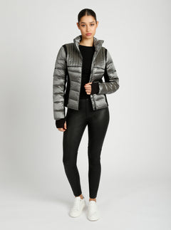 REFLECTIVE INSET FEATHER WEIGHT JACKET - Blanc Noir Online Store