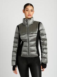 REFLECTIVE INSET FEATHER WEIGHT JACKET - Blanc Noir Online Store