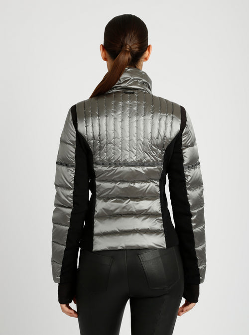 REFLECTIVE INSET FEATHER WEIGHT JACKET - Blanc Noir Online Store