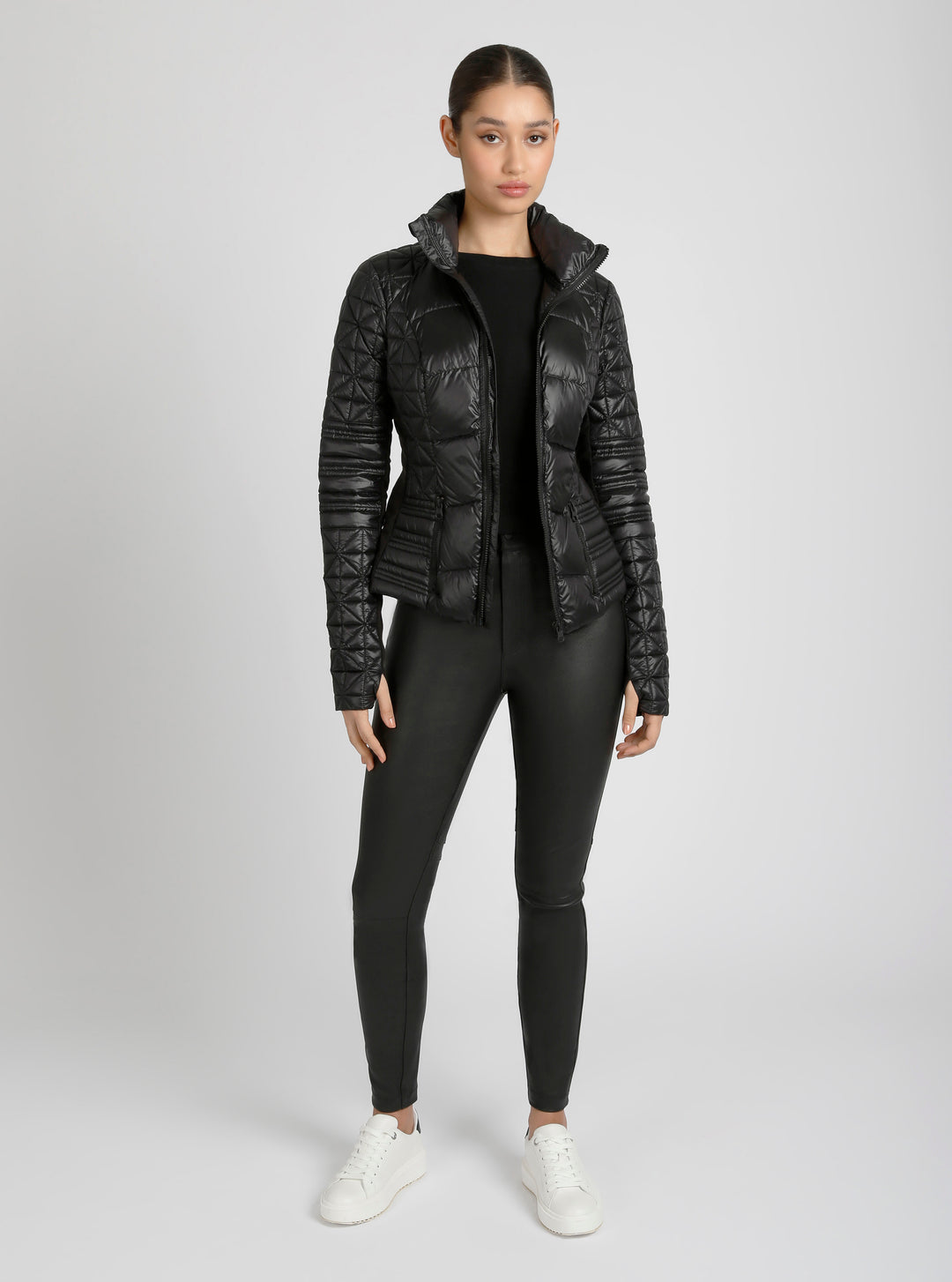 Lightweight Down Filled Packable Puffer - Blanc Noir Online Store