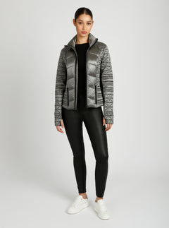 Lightweight Down Filled Packable Puffer - Blanc Noir Online Store