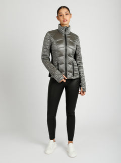 Lightweight Down Filled Packable Puffer - Blanc Noir Online Store