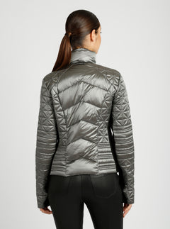 Lightweight Down Filled Packable Puffer - Blanc Noir Online Store