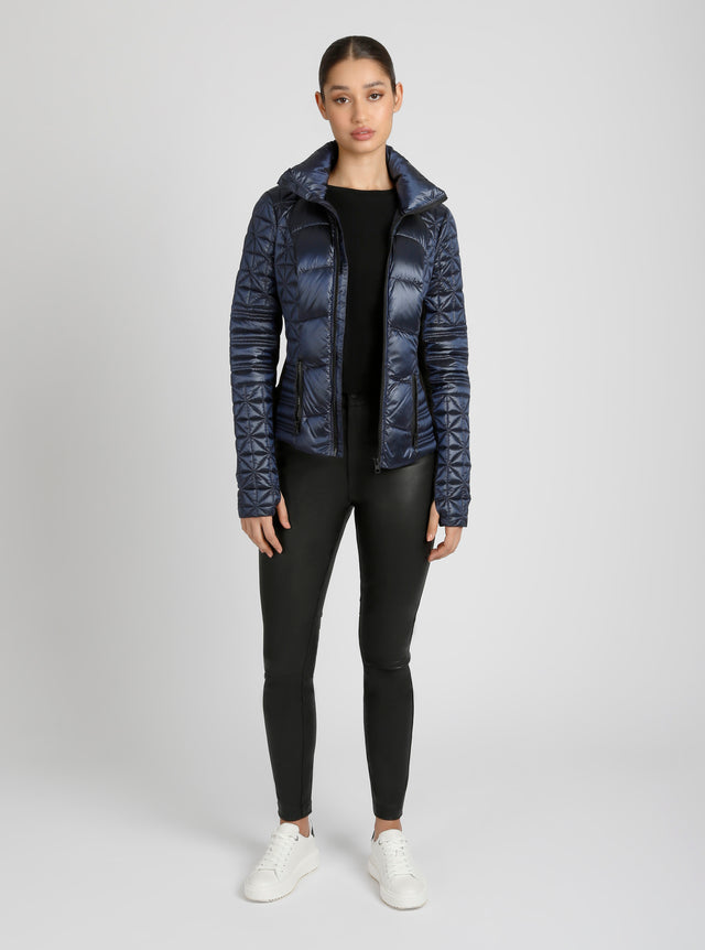 Lightweight Down Filled Packable Puffer - Blanc Noir Online Store