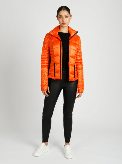 Lightweight Down Filled Packable Puffer - Blanc Noir Online Store