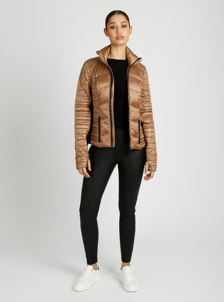 Lightweight Down Filled Packable Puffer - Blanc Noir Online Store