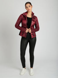Lightweight Down Filled Packable Puffer - Blanc Noir Online Store