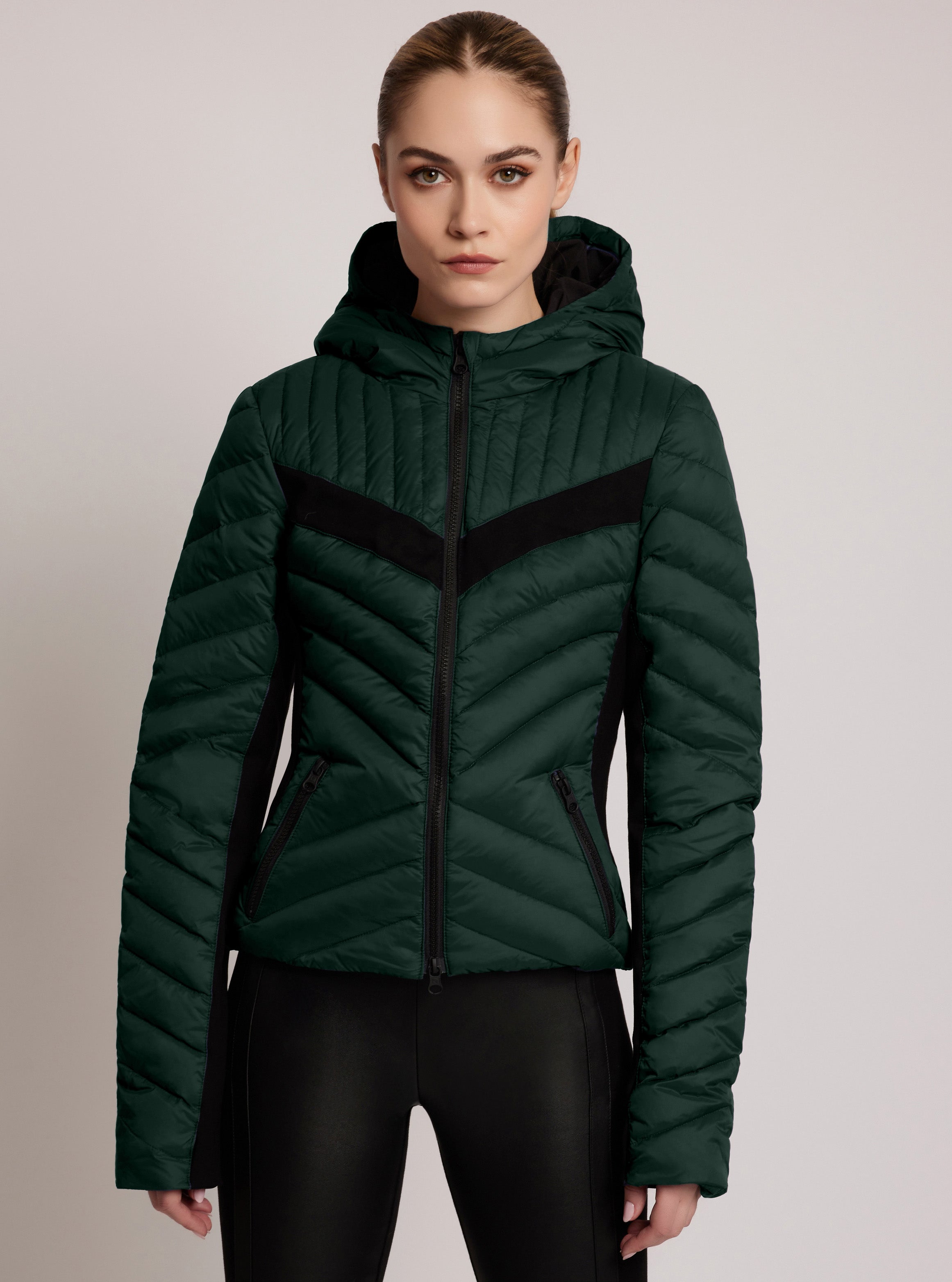 Froccella chevron padded jacket hotsell