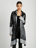 Huntress Mesh Panel Cardigan - Blanc Noir Online Store