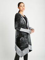 Huntress Mesh Panel Cardigan - Blanc Noir Online Store