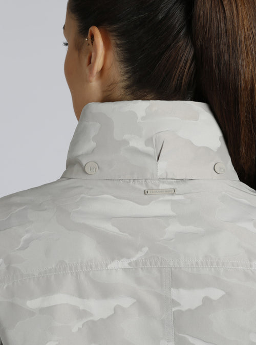 Violette Camo Bomber