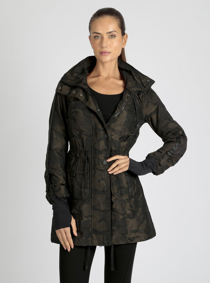 CAMO ANORAK olive camo - Blanc Noir Online Store