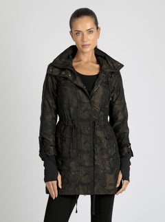 CAMO ANORAK olive camo - Blanc Noir Online Store