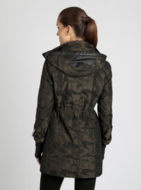 CAMO ANORAK olive camo - Blanc Noir Online Store