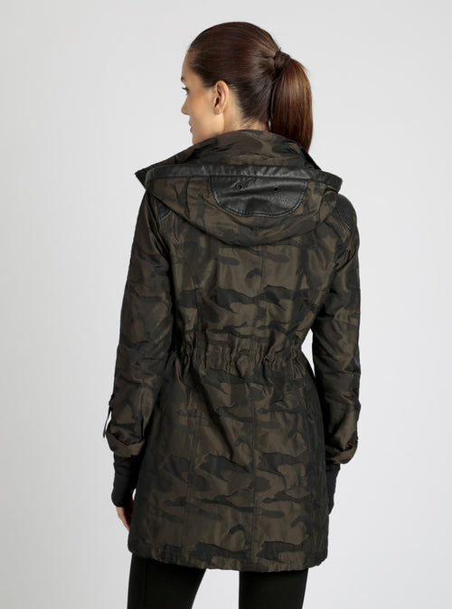 CAMO ANORAK olive camo - Blanc Noir Online Store