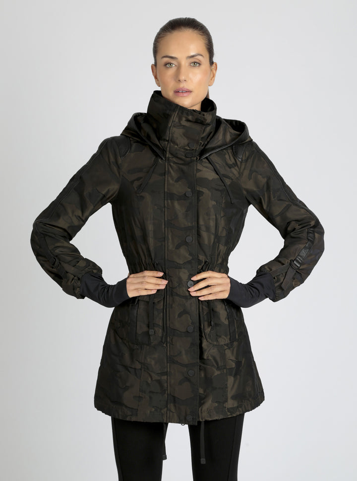 CAMO ANORAK olive camo - Blanc Noir Online Store