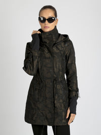 CAMO ANORAK olive camo - Blanc Noir Online Store