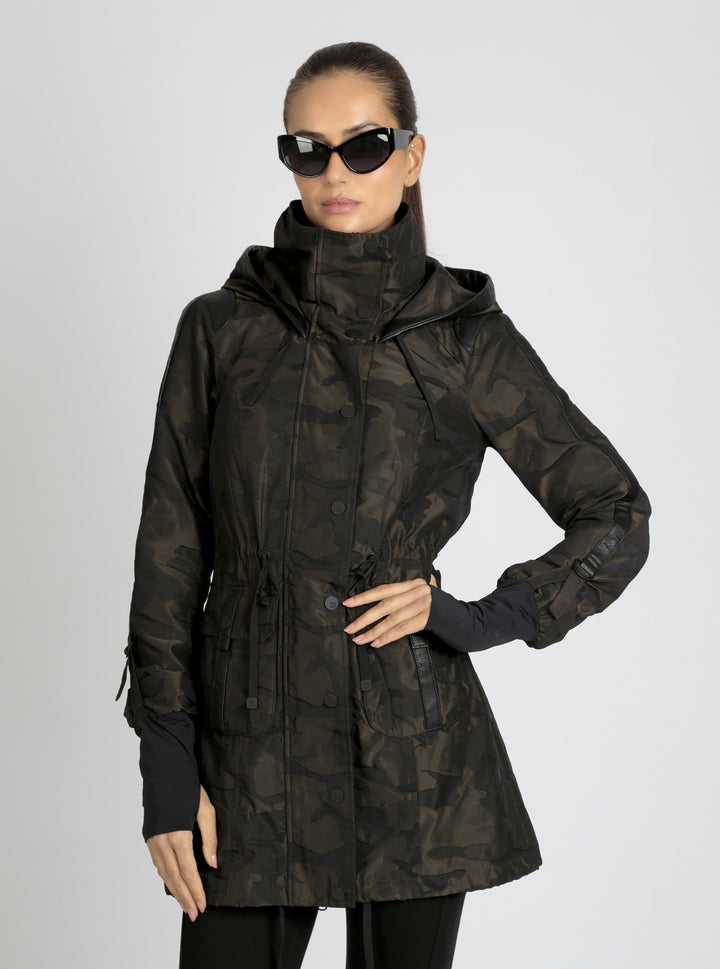 CAMO ANORAK olive camo - Blanc Noir Online Store