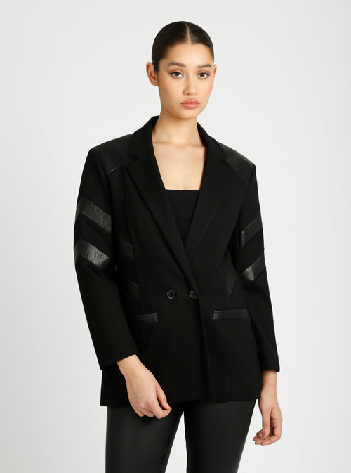 Dylan Double Breasted Blazer - Blanc Noir Online Store