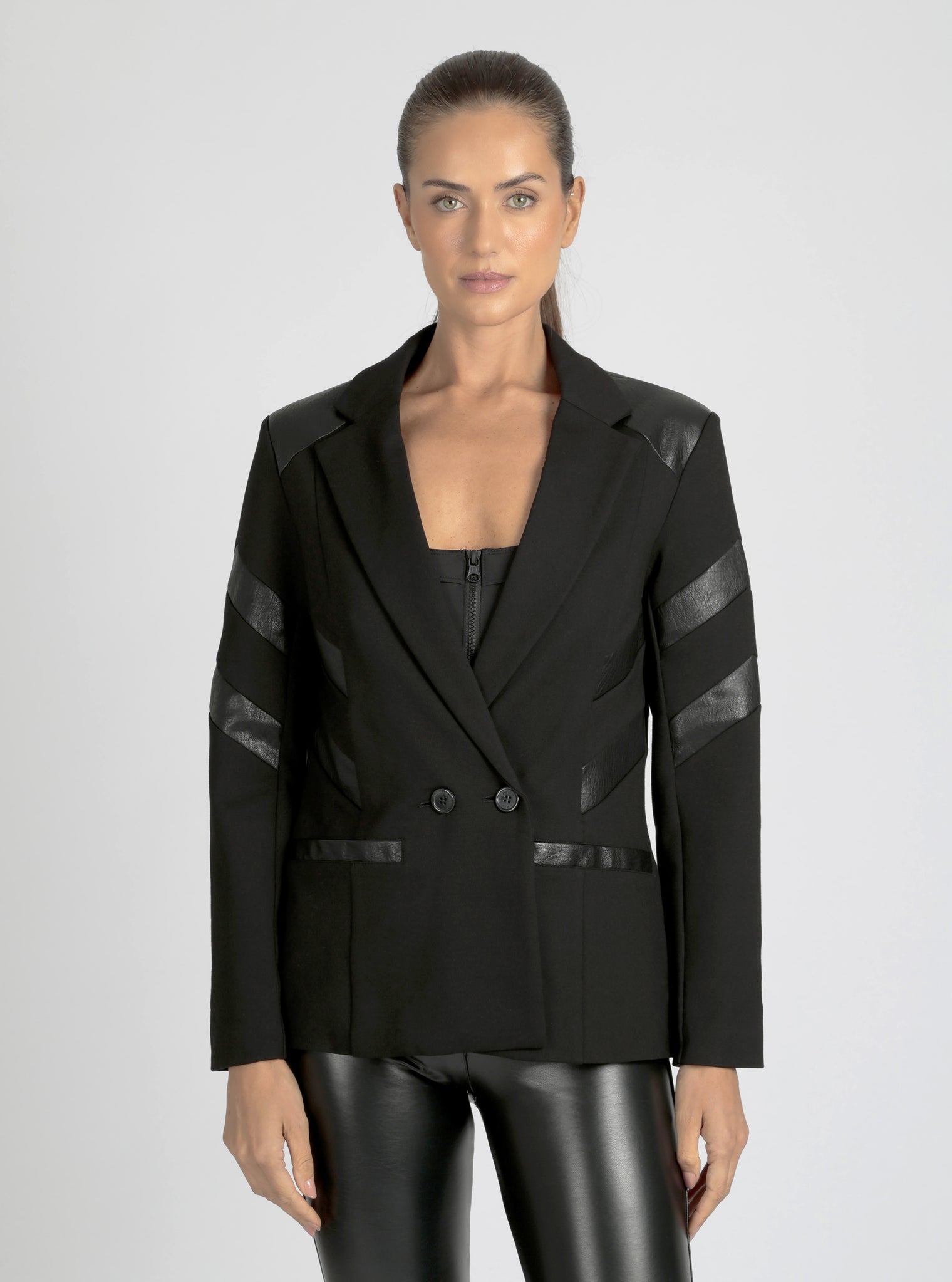 Dylan Double Breasted Blazer - Blanc Noir Online Store