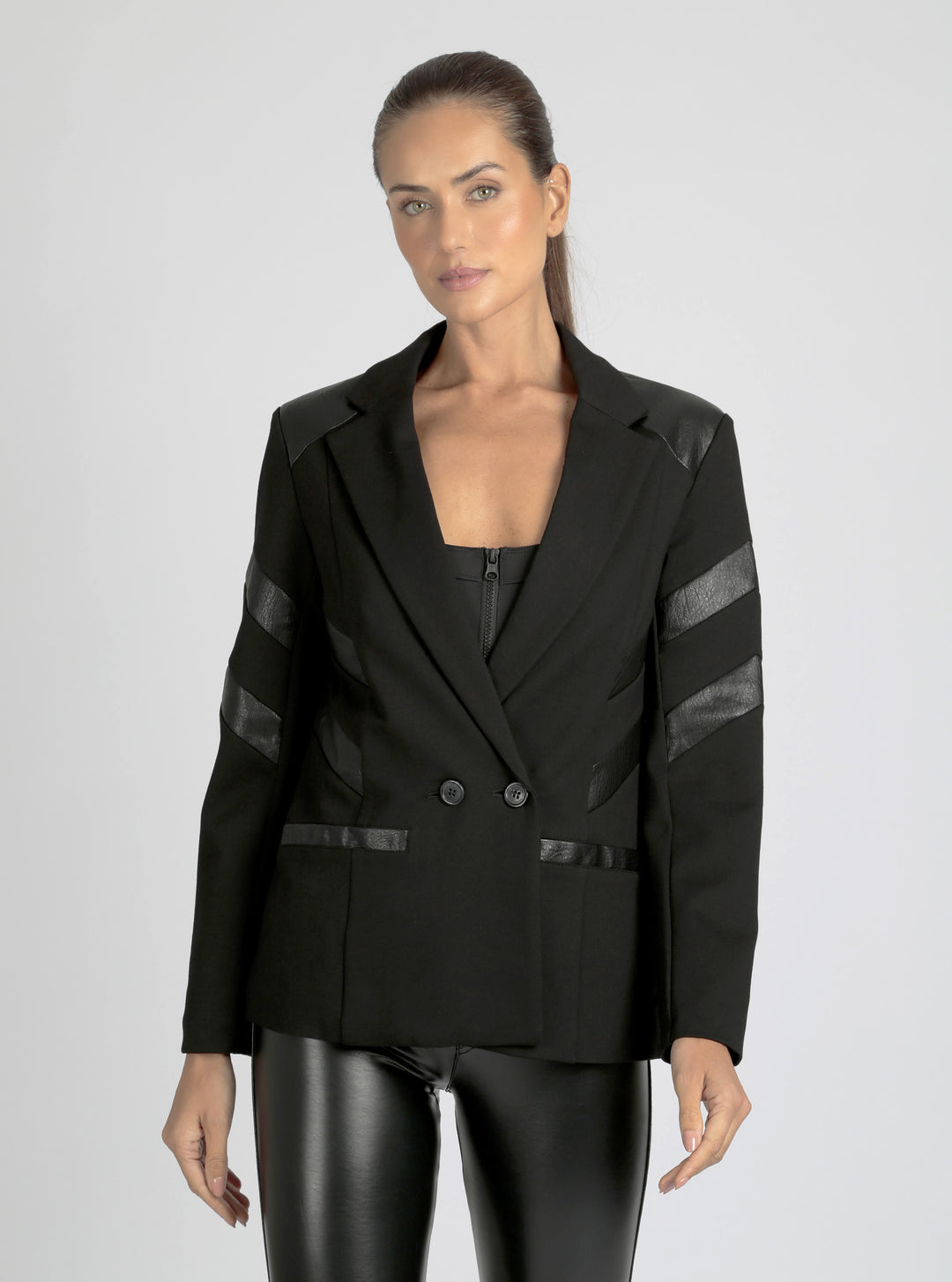 Dylan Double Breasted Blazer - Blanc Noir Online Store