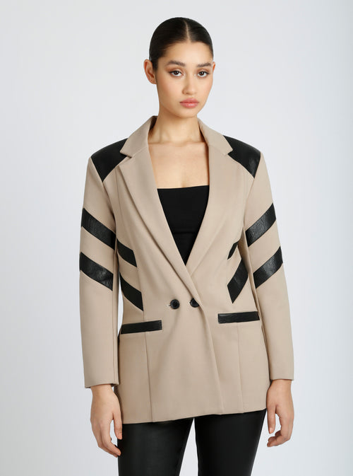 Dylan Double Breasted Blazer - Blanc Noir Online Store