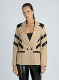 Dylan Double Breasted Blazer - Blanc Noir Online Store