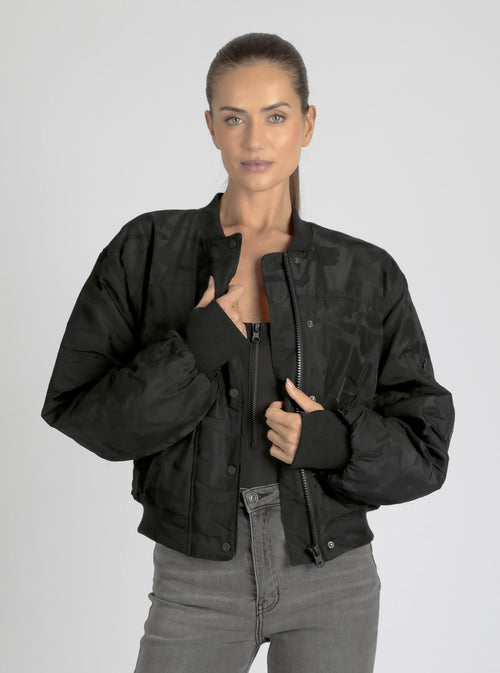 Logan Camo Bomber - Blanc Noir Online Store
