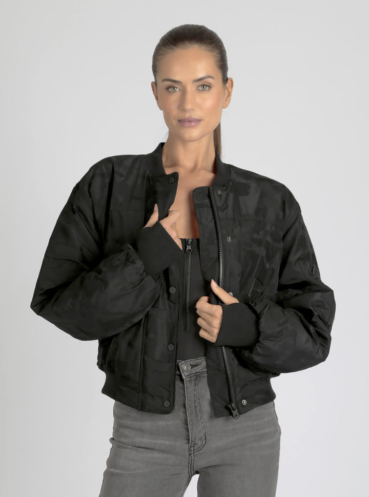 Logan Camo Bomber - Blanc Noir Online Store