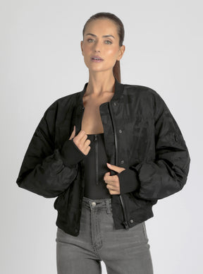 Logan Camo Bomber - Blanc Noir Online Store