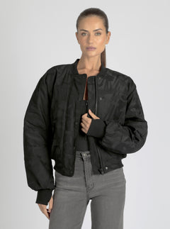 Logan Camo Bomber - Blanc Noir Online Store