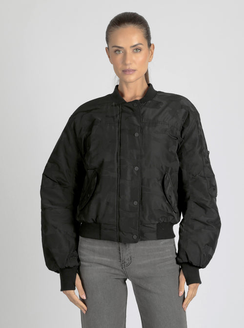 Logan Camo Bomber - Blanc Noir Online Store