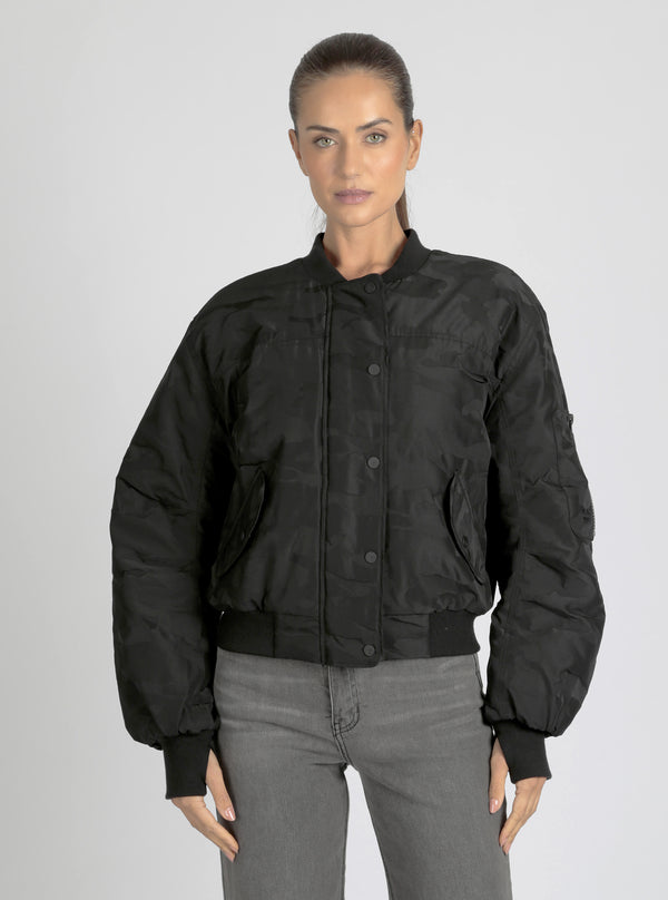 Logan Camo Bomber - Blanc Noir Online Store