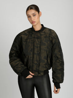 Logan Camo Bomber - Blanc Noir Online Store